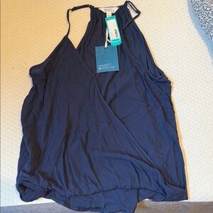 Market & Spruce Deep Blue Women's Blouse